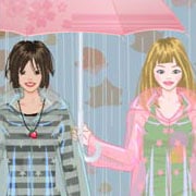 Create your own pair of best friends or BFF lol, in a rainy day!