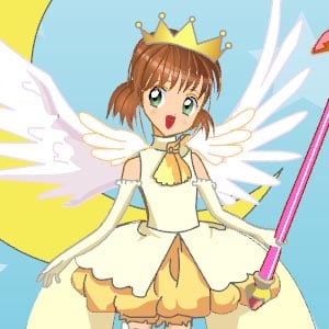 Sakura Kinomoto in magical girl outfit