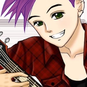 A rockstar, punk boy avatar that you can customize with punk and emo clothing