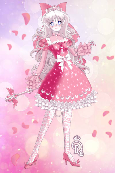 Princess in Pink ~ I may love making lolita dresses on this