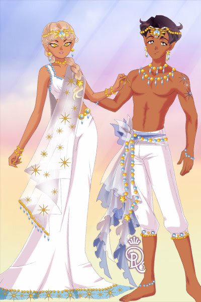 Sun Elven Fashion 3 ~ Royalty in sun elven culture are the onl
