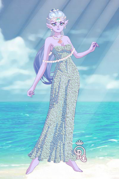 Queen Mahrine of the Water Fae ~ A.K.A Pink makes dolls of characters who