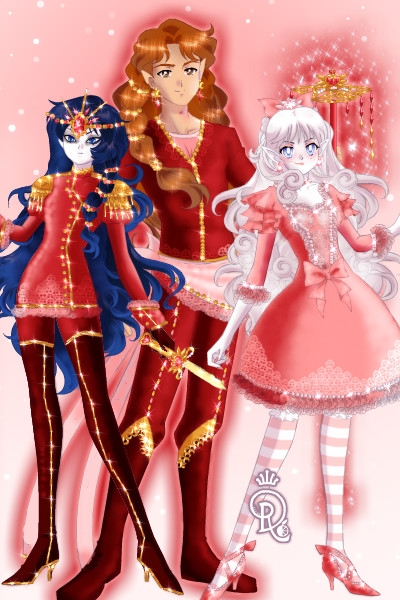 Red Trio ~ I needed a doll of the three of these ne