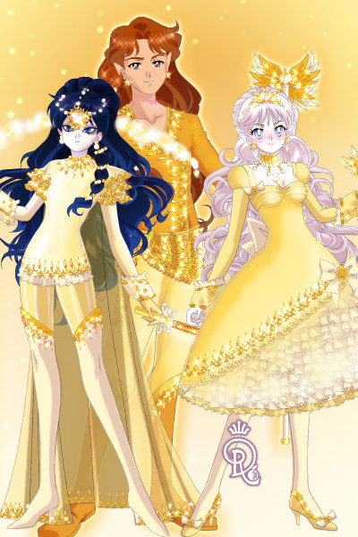 Yellow Trio ~ The lemon babies. They all suited yellow