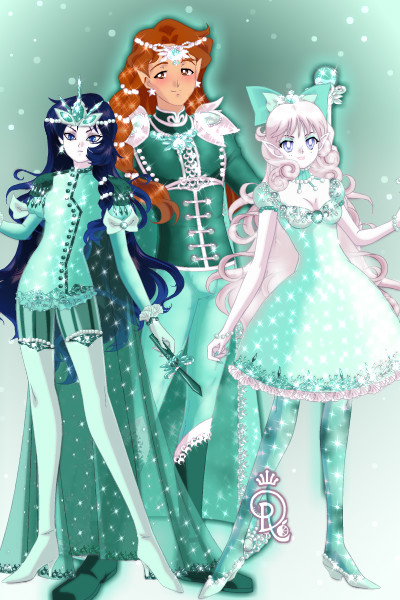 Turquoise Trio ~ All of them have headresses/crowns this 