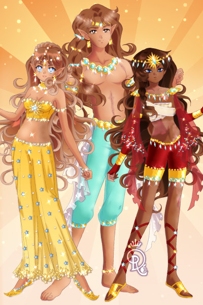 Sun Elf Trio ~ I really like how they all turned out th
