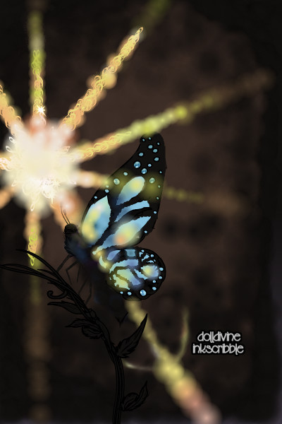 Butterfly ~ So I started this picture as a 'Life Is 