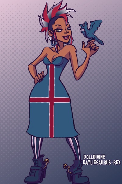 Iceland flag dress (For Normalgirl19) ~ 