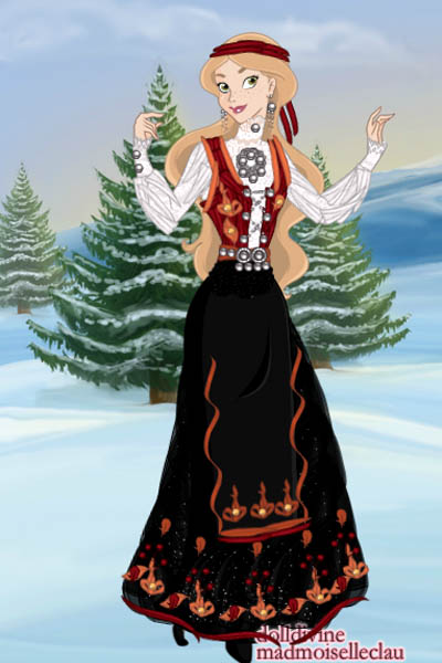 Bunad ~ Made a Norwegian folk costume. This one 