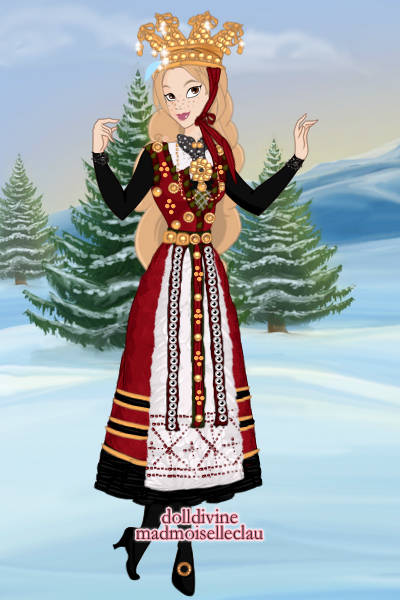 Bridal bunad from Hardanger ~ This is how Norwegian farm women dressed