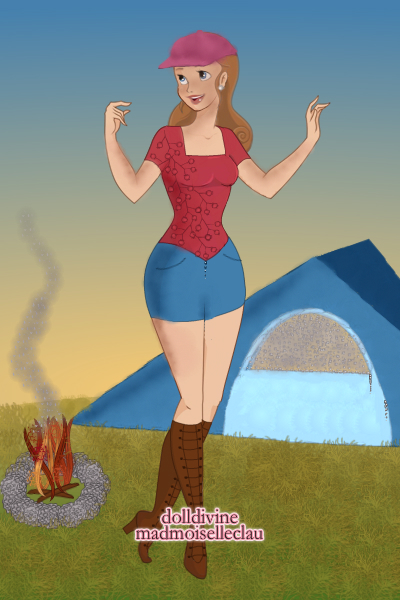 Camping! ~ My first full background on the Princess