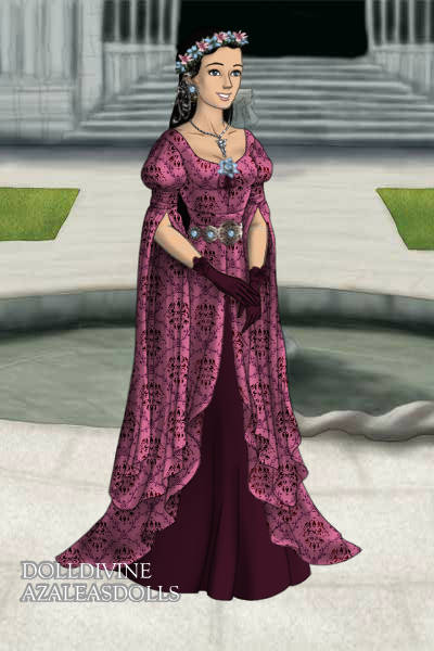 Shinymist Attending Princess Anthea\'s B ~ Me, dressed in my most regal best.