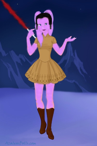 Me as a Twi\'lek Jedi on Snow Queen ~ So this took FOREVER. A bit of helpful a