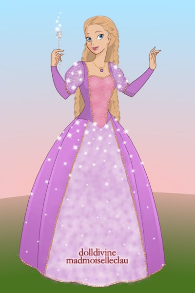 Barbie Rapunzel Painted Dress 5 ~ This is (sadly) my final Barbie Rapunzel