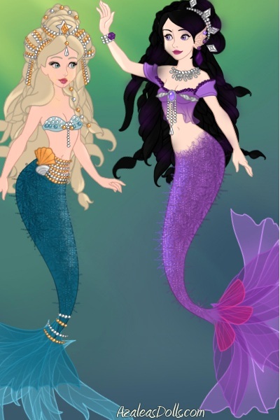 Mermaid adoptables 5 and 6 (Adopted) ~ You can't adopt if you adopted mermaid 3