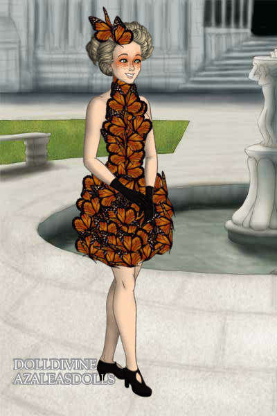 Effie Trinket ~ The butterfly dress!!!