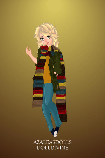 Me in My Fourth Doctor\'s Scarf!!! ~ 12 FEET 3 INCHES!!!!