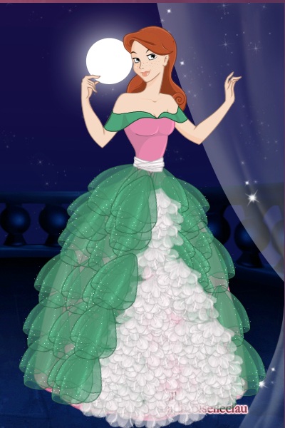 Ginny Weasley\'s Yule Ball Dress ~ I sort of made her little girl dress a b