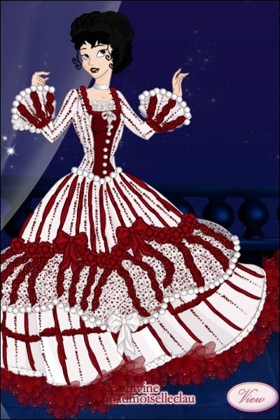 Mrs. Lovett\'s Red Dress ~ From 'Sweeney Todd'