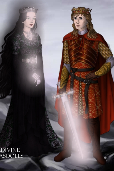 Morgan Le Fay and King Arthur ~ 