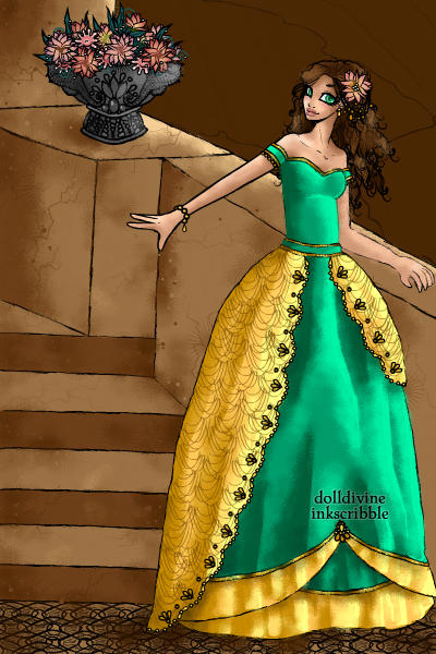 The girl with emerald eyes ~ <p>#Background #Stairs #Emerald #Repo</b