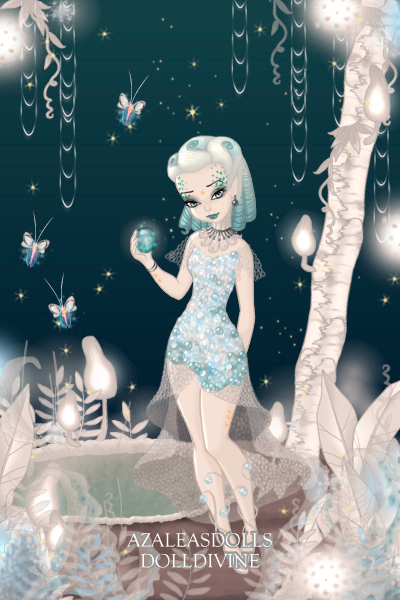 Nymph of the Blue Mire ~ #Nymph #Fantasy #Night #Pixie
