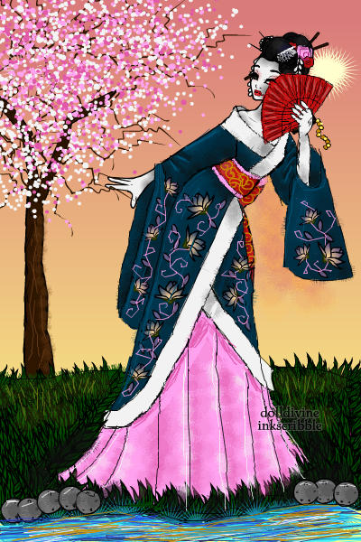When the cherry blossoms begin to bloom ~ #Geisha #CherryBlossoms #CherryBlossomTr