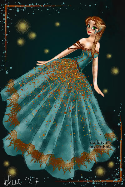 Dreams of Copper and Teal ~ #HighFashion  #Copper #Teal