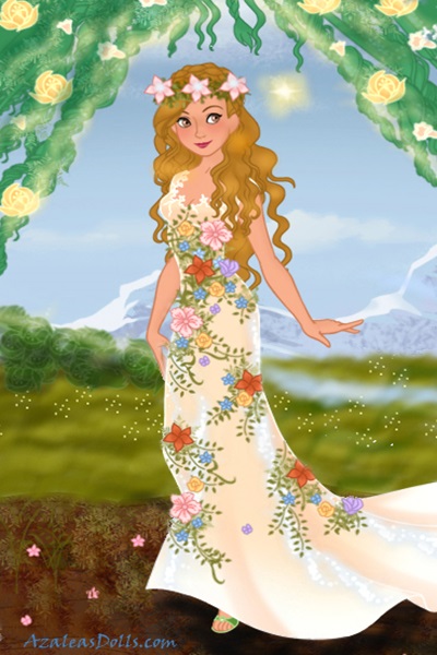 Symelia of Ytria - Flower Festival Dress ~ @GypsyMoth, I am sorry it took me so lon