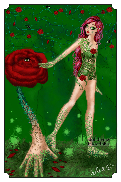 The Strange Beauty of the Velvet Rose ~ I tried to make something Surrealism rel
