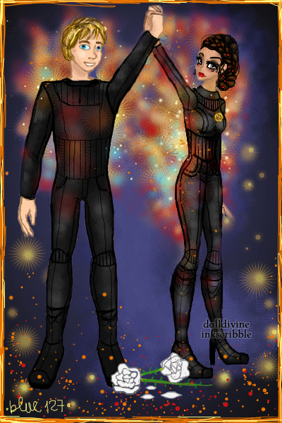 “And may the odds be ever in your favo ~ Holy, this took forever. Katniss and Pee