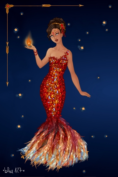The Girl on Fire ~ #HungerGames #FireDress #Fire #Katniss #
