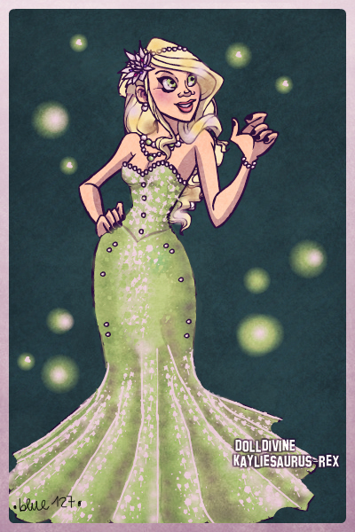 Morning Dew Couture ~ #HighFashion #EveningGown #Green