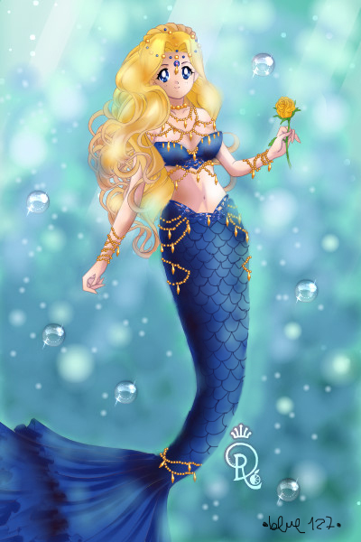 Lapis Lazuli Mermaid ~ by bluesmooth127