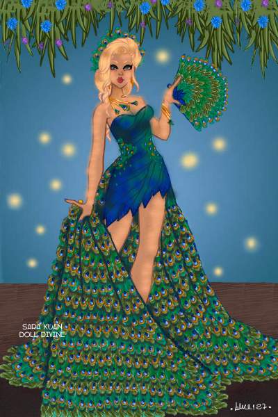 DDNTM: Naomi Lawrence – Birds >>>Peacock! ~ by bluesmooth127