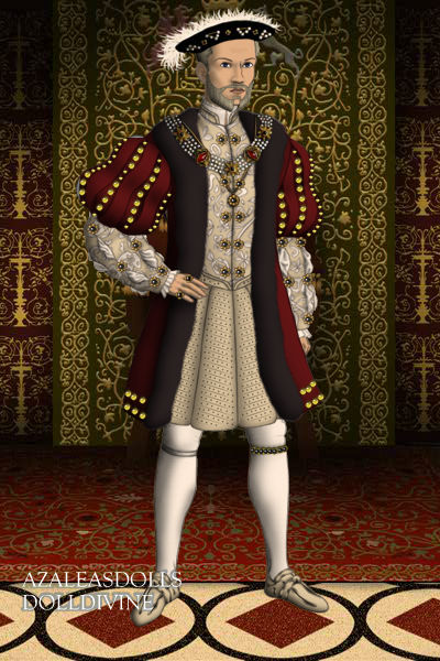 Henry the Eighth, by the Grace of God, K ~ Modeled after the portrait by Hans Holbe