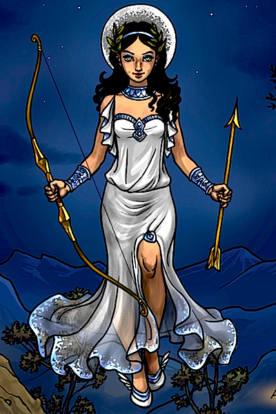 Diana ~ Diana - Roman goddess of the moon, the h