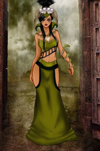 Salmissra ~ Salmissra, Snake Queen of Nyissa. From D