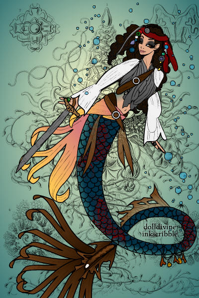 Captain Jack Sparrow ... as a mermaid :) ~ #PiratesOfTheCarib
bean #genderswap