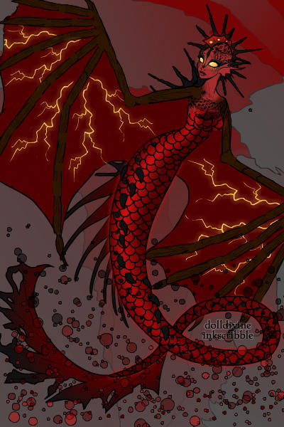 Volcano Dragon (inspired by Kasura01\'s  ~ #LotsofDnD #dragons
