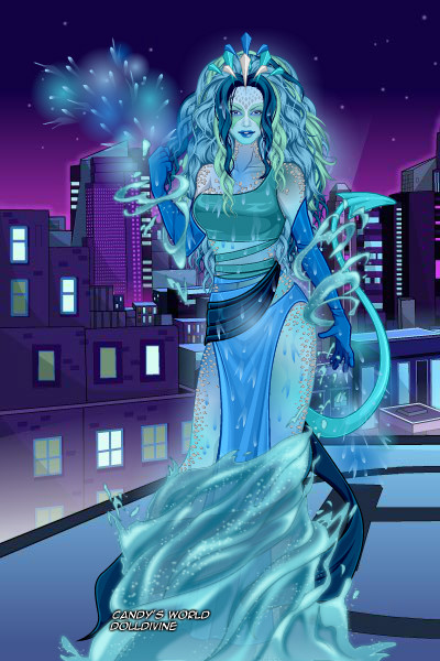 Acquana ... ~ ... is her name. She's a water spirit an
