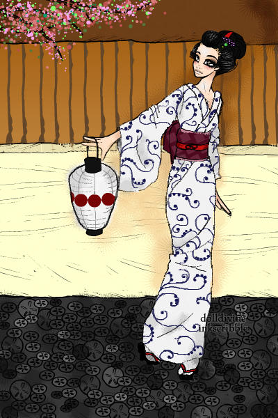 Bon Odori ~ I just love the fresh and clean look of 
