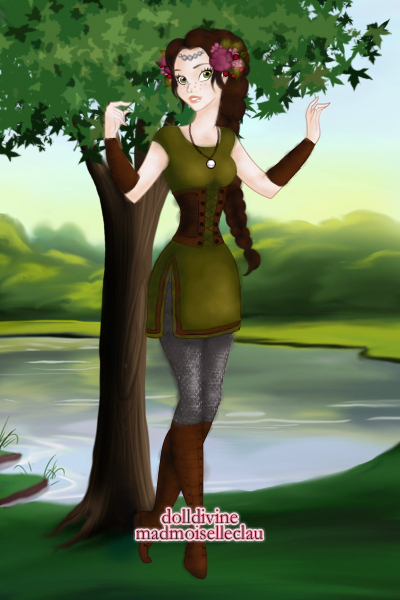 Stylised Karia ~ I made her into a forest princess!!^o^
