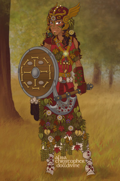 Red and Gold Queen-The Dremvogg ~ Before She became queen, the Red and Gol