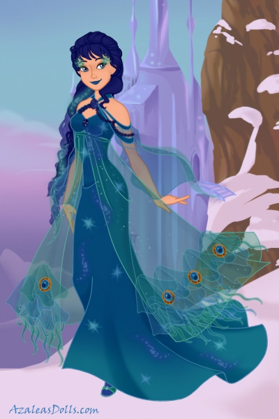 Peacock-themed outfit for PinkRobin ~ I hope you like it, and it makes you hap