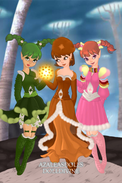 Patty O\' Green, LaLa Orange and Tickled ~ Some more color kids :)