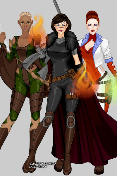 Warden, Hawke, and Inquisitor from Dragon Age ~ by katie1126