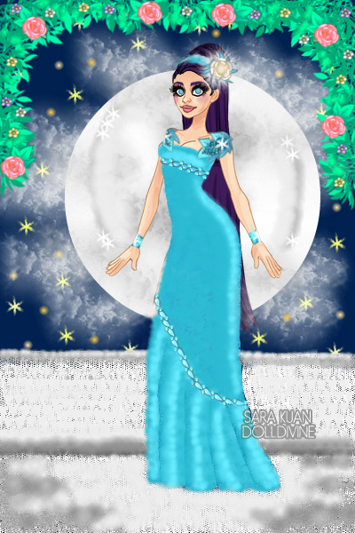 Qasette at midnight ~ Finally, I did a full dress! I will admi