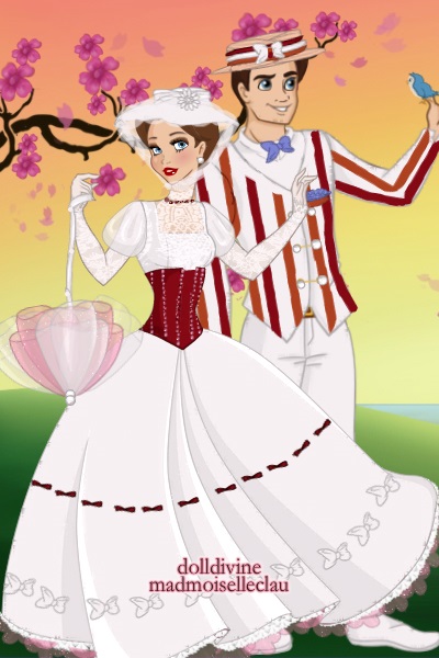 Mary Poppins & Bert ~ I actually found Bert's Boater hat more 
