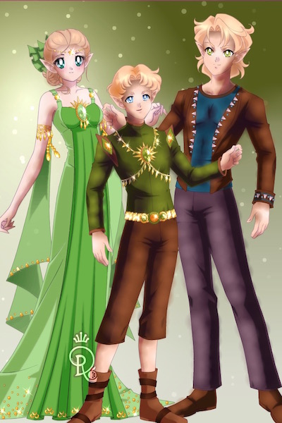 Anna, Adonis, and Gawain ~ Three more of Nineve's many siblings. Wh